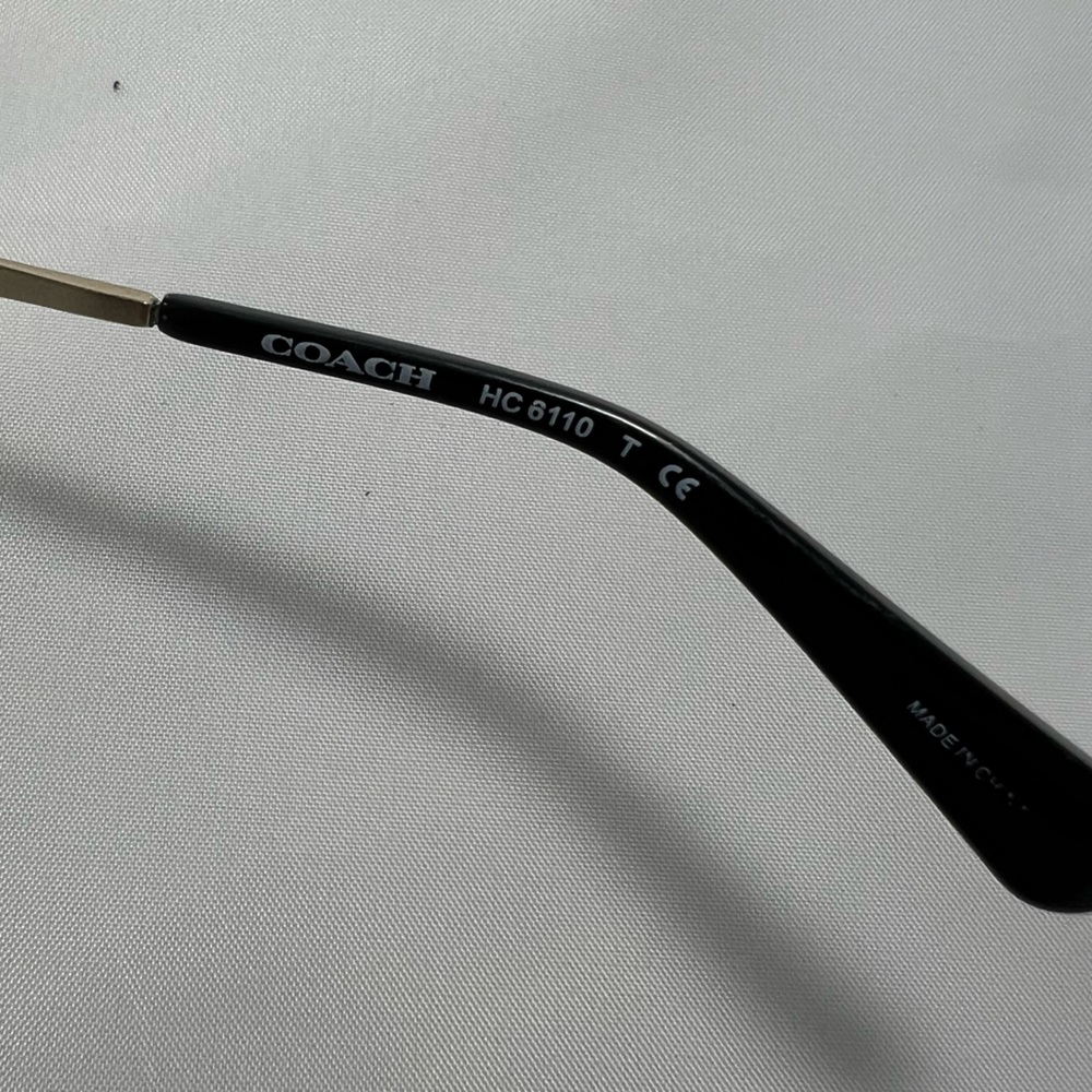 Coach Black Rectangle Eyeglasses - Frames Only - image 3